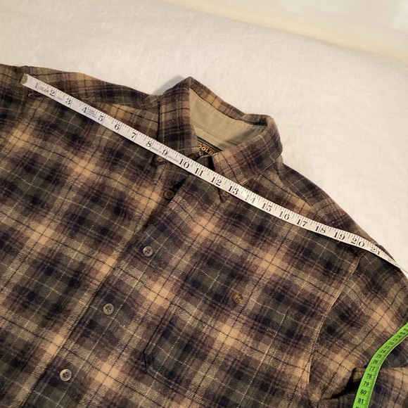 Woolrich wool blend plaid warm shirt XL - Picture 10 of 16